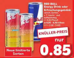 Kaufland RED BULL Energy Drink oder Erfrischungsgetränk Angebot