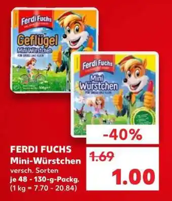 Kaufland FERDI FUCHS Mini-Würstchen Angebot