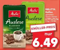 Kaufland MELITTA Kaffee gemahlen, versch. Sorten Angebot