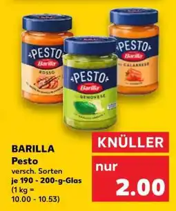 Kaufland Barilla Pesto Angebot