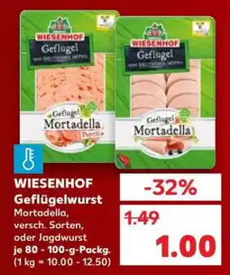 Kaufland WIESENHOF Geflügelwurst Angebot