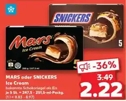 Kaufland MARS oder SNICKERS Ice Cream Angebot