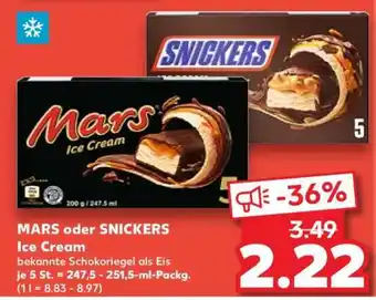 Kaufland MARS oder SNICKERS Ice Cream Angebot