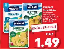Kaufland MILRAM Schnittkäse Angebot