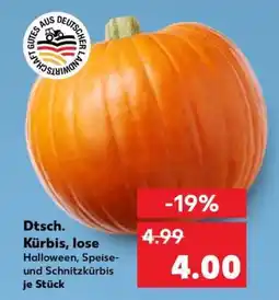 Kaufland Dtsch. Kürbis, lose Angebot