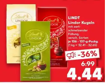 Kaufland LINDT Lindor Kugeln Angebot