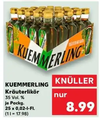 Kaufland KUEMMERLING Kräuterlikör Angebot