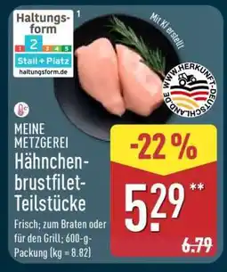 Aldi Nord MEINE METZGEREI Hähnchenbrustfilet-Teilstücke Angebot