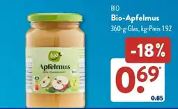 Aldi Süd Bio-Apfelmus Angebot
