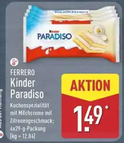Aldi Nord Ferrero Kinder Paradiso Angebot