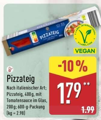 Pizzateig Angebot bei Aldi Nord