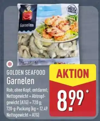 Aldi Nord GOLDEN SEAFOOD Garnelen Angebot