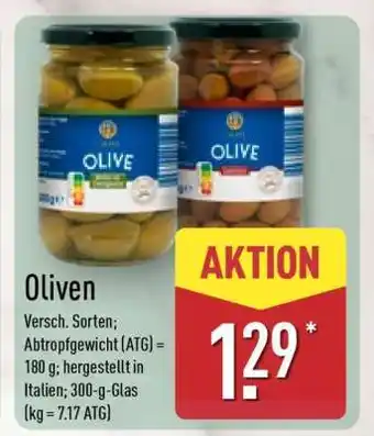 Aldi Nord Oliven Angebot