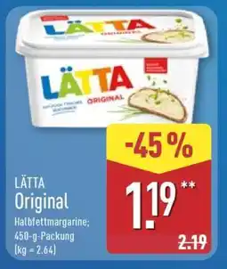 Aldi Nord LÄTTA Original Angebot