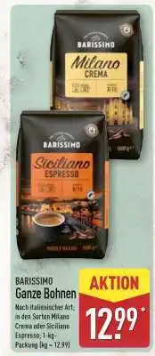 Aldi Nord BARISSIMO Ganze Bohnen Angebot