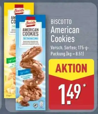 Aldi Nord BISCOTTO American Cookies Angebot