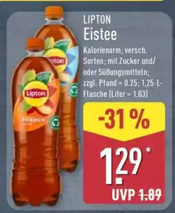 Aldi Nord LIPTON Eistee Angebot