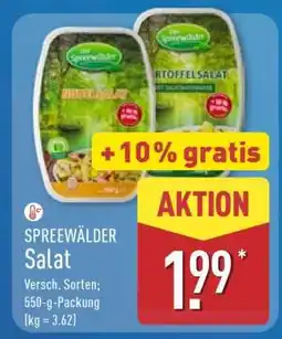 Aldi Nord SPREEWÄLDER Salat Angebot