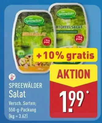 Aldi Nord SPREEWÄLDER Salat Angebot