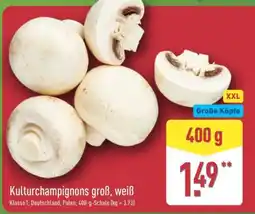 Aldi Nord Kulturchampignons groß, weiß Angebot