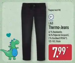 Aldi Nord L&D Thermo-Jeans Angebot