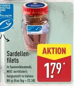 Aldi Nord Sardellenfilets Angebot