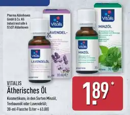 Aldi Nord VITALIS Ätherisches Öl Angebot