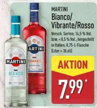 Aldi Nord MARTINI Bianco/Vibrante/Rosso Angebot