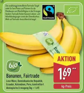 Aldi Nord Bananen, Fairtrade Angebot