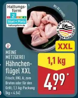 Aldi Nord MEINE METZGEREI Hähnchenflügel XXL Angebot