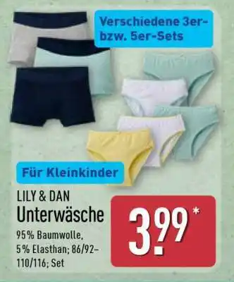 Aldi Nord LILY & DAN Unterwäsche Angebot