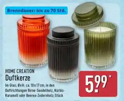 Aldi Nord HOME CREATION Duftkerze Angebot