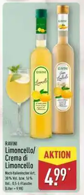 Aldi Nord RAVINI Limoncello/Crema di Limoncello Angebot