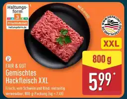 Aldi Nord FAIR & GUT Gemischtes Hackfleisch XXL Angebot