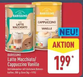 Aldi Nord Latte Macchiato/ Cappuccino Vanille Angebot