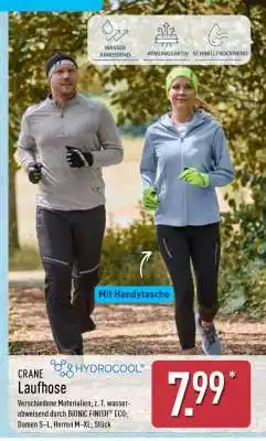 Aldi Nord CRANE Laufhose Angebot