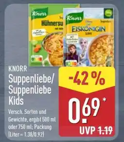 Aldi Nord KNORR Suppenliebe/Suppenliebe Kids Angebot