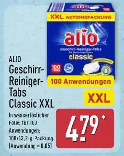 Aldi Nord ALIO Geschirr-Reiniger-Tabs Classic XXL Angebot