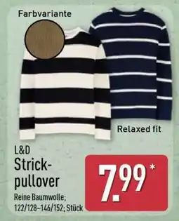 Aldi Nord L&D Strickpullover Angebot