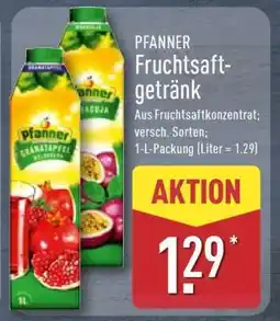 Aldi Nord PFANNER Fruchtsaftgetränk Angebot