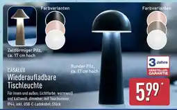 Aldi Nord CASALUX Wiederaufladbare Tischleuchte Angebot