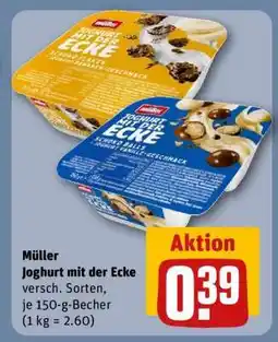 REWE MÜLLER Joghurt mit der Ecke Angebot