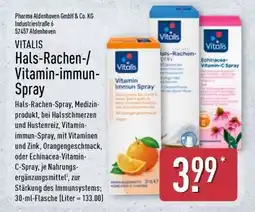 Aldi Nord VITALIS Hals-Rachen-/Vitamin-immun-Spray Angebot