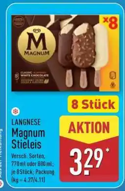 Aldi Nord LANGNESE Magnum Stieleis Angebot
