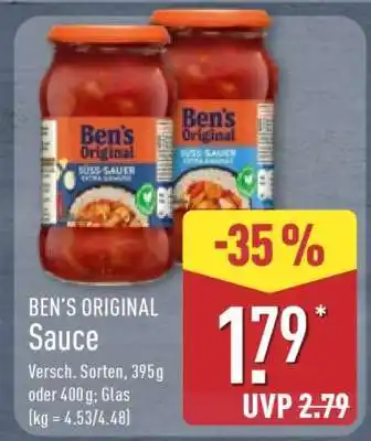 Aldi Nord Ben’s Original Sauce Angebot