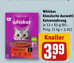 REWE Whiskas Klassische Auswahl Katzennahrung Angebot