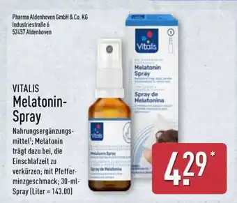 Aldi Nord VITALIS Melatonin-Spray Angebot
