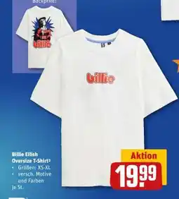 REWE Billie Eilish Oversize T-Shirt Angebot