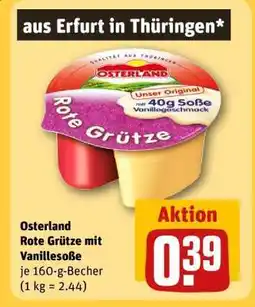REWE Osterland Rote Grütze mit Vanillesoße Angebot