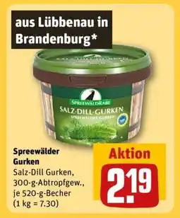 REWE Spreewälder Gurken Angebot